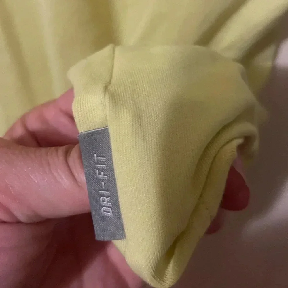 NIKE Dri-Fit Cotton Tee Women's Green Athletic Sleeveless Tank Top Shirt XL